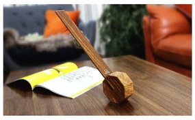 Barna LED asztali lámpa (magasság 38 cm) Octagon One – Gingko