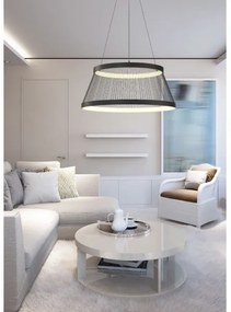 Zuma Line MD3328-2M-3BT - LED Dimmelhető csillár BALL LED/53W/230V 2700-6000K fekete + távirányító