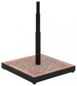 terrakotta négyzet alakú napernyő talp 12 kg