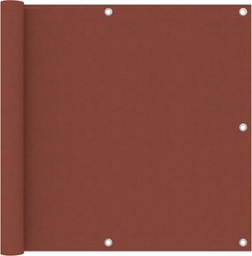 vidaXL terrakotta oxford-szövet erkélyparaván 90 x 500 cm