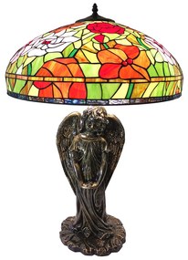 Tiffany asztali lámpa Piros Ø 57x83 cm