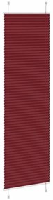 pliszírozott redőny Bordeaux piros 65x200 cm szövetszélesség