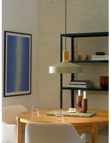 Nordlux - Csillár zsinóron ELVAS 1xE27/60W/230V átm. 37,5 cm zöld