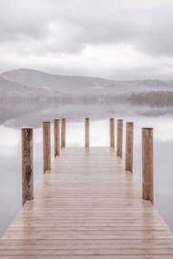 Poszter 40x60cm Móló Derwentwaterben 2, Assaf Frank