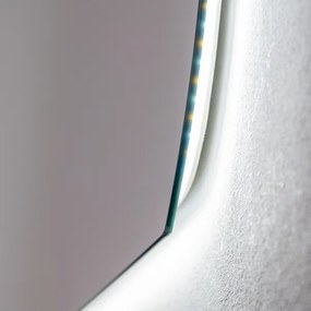 BRILAGI - LED fürdőszobai tükör ARCO LED/18W/230V 60x50 cm IP44 dimmelhető + CCT
