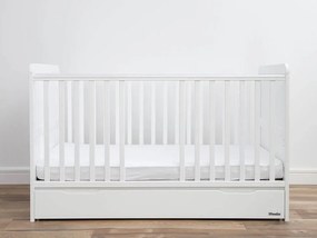 WO 2az1-ben Classic Cot Bed kiságy 140x70 Tároló fiók: Tároló fiók nélkül