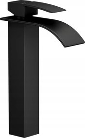 Elva Fekete Magas Pultra Szerelhető Mosdó Csaptelep