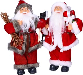 Mikulás fejsze figura ajándék 20x10x20cm