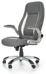 Saturn irodai fotel, szürke / fehér
