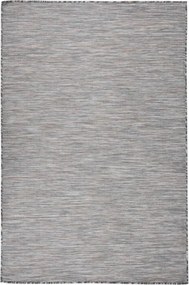 vidaXL barna-kék lapos szövésű kültéri szőnyeg 120 x 170 cm