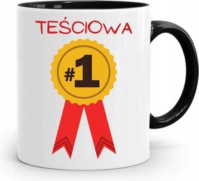 Fekete Bögre Anyósnak Első Számú Anyósnak fényképes nyomattal