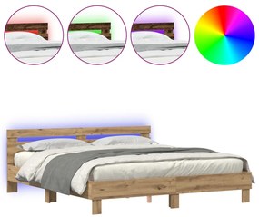 Fa ágykeret Kézműves tölgy Tömör tölgyfa 200 x 200 cm Ágykeret
