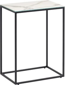 Tárolóasztal kerámia asztallappal 30x45 cm Rewena – Kave Home