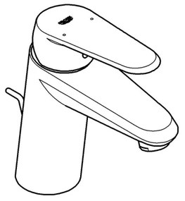 GROHE 3319020E - EURODISC COSMOPOLITAN mosdócsaptelep, S méret, króm