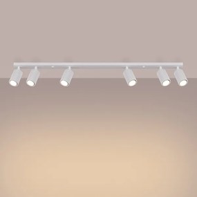 Sollux SL.1547 - Spotlámpa KARBON 6xGU10/10W/230V fehér