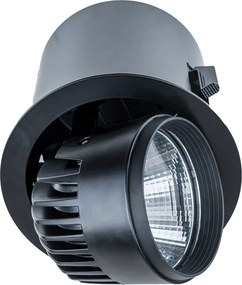 Italux TANTO RA-721R-BK-WW-12 Beépíthető spotlámpa 1x34W/LED 3000K 3100LM IP20