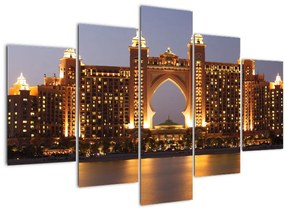 Kép egy épületról Dubajban (150x105 cm)