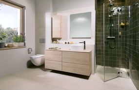 Falra szerelhető WC + MIO WC-ülőke + DUAL nyomólap + falba építhető modul + alátét