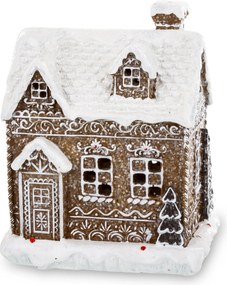 Mézeskalåcs håzikó Karåcsonyi Led dekoråció Karåcsonyi kunyhó