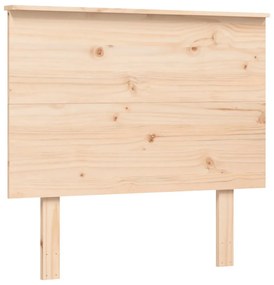 tömör fa ágykeret fejtámlával 100 x 200 cm