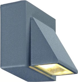 MARKSLÖJD 102578 CARINA Modern Kültéri Fali Lámpa Átlátszó, Szürke LED IP44