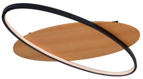 ITALUX PLF-93439-12W-WO PORASO Modern LED Mennyezeti Lámpa Fekete LED IP20