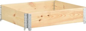 vidaXL tömör fenyőfa raklapmagasító 100 x 100 cm
