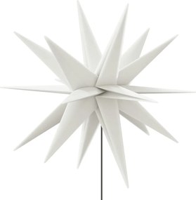 összecsukható tüskés fehér karácsonyi lámpa LED-del 57 cm