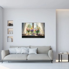 Kép - Csokor az ablaknál (90x60 cm)