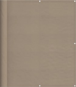 vidaXL tópszínű 100% oxford poliészter erkélyparaván 120 x 1000 cm