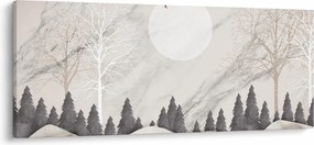 Kép - Téli táj (120x50 cm)