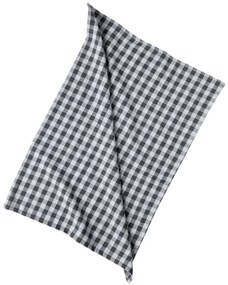 GINGHAM törlőkendő 60x40 cm, szürke