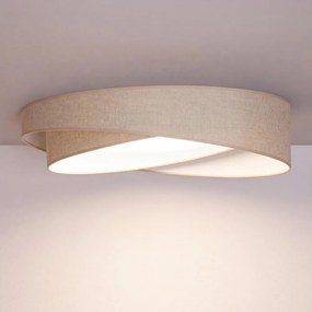 BRILAGI - LED mennyezeti lámpa VELVET TWIST LED/24W/230V 4000K átm. 55 cm bézs