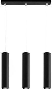 Csillár zsinóron KARADON 3xGU10/30W/230V fekete