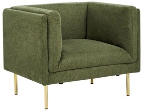 Zöld kárpitozott fotel MOEN Beliani