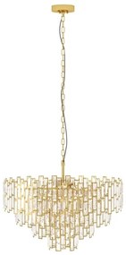 Eglo 39614 - Csillár láncon CALMEILLES 10xE14/25W/230V á. 78 cm