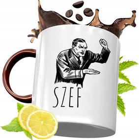 Bordó Bögre Főnöknek Születésnapi Ajándék fényképes nyomtatással