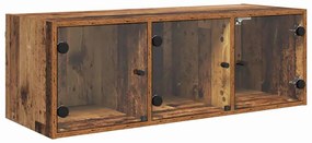 Fali Szekrény Falra szerelhető Öreg fa 102 x 37 x 35 cm Faanyag