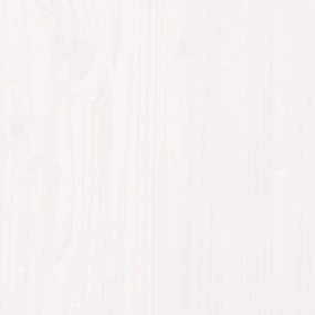 fehér tömör fenyőfa ágykeret 200 x 200 cm