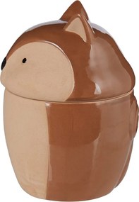 HAZEL kerámia tároló 19cm, mókus
