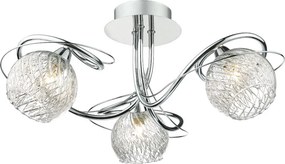 DAR LIGHTING REH0350 REHAN Mennyezeti Csillár Csiszolt Króm G9 IP20
