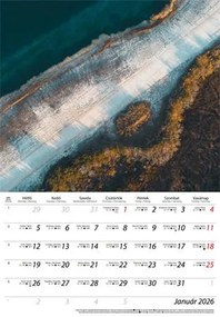 Naptár, fali, DAYLINER, Természet varázsa (NFATVB4U)