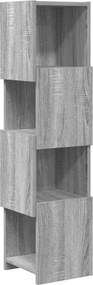 vidaXL Sarokszekrény Szürke Sonoma 25,5x25x102cm Faanyag