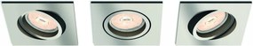 Philips Donegal 3 db-os süllyesztett spotlámpa szett, GU10, matt króm