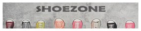 mosható shoezone feliratos bársony konyhaszőnyeg 60x300 cm