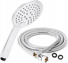 Zuhanyfej Zuhanyfej Fürdőszobába Zuhanyzó 3 Funkcióval 150CM 1/2 Tömlővel