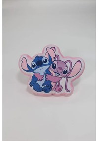 Disney Lilo és Stitch, A csillagkutya Couple formapárna, díszpárna Velúr