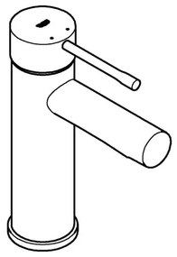 GROHE 34294001 - ESSENCE mosdócsaptelep DN 15 fényes króm