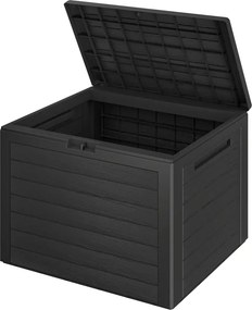 WOODEBOX tárolódoboz, 190L, 78x44x55 cm, antracit Prosperplast