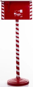 Skrzynka Na Listy metal czerwony 94x25x24 cmcm